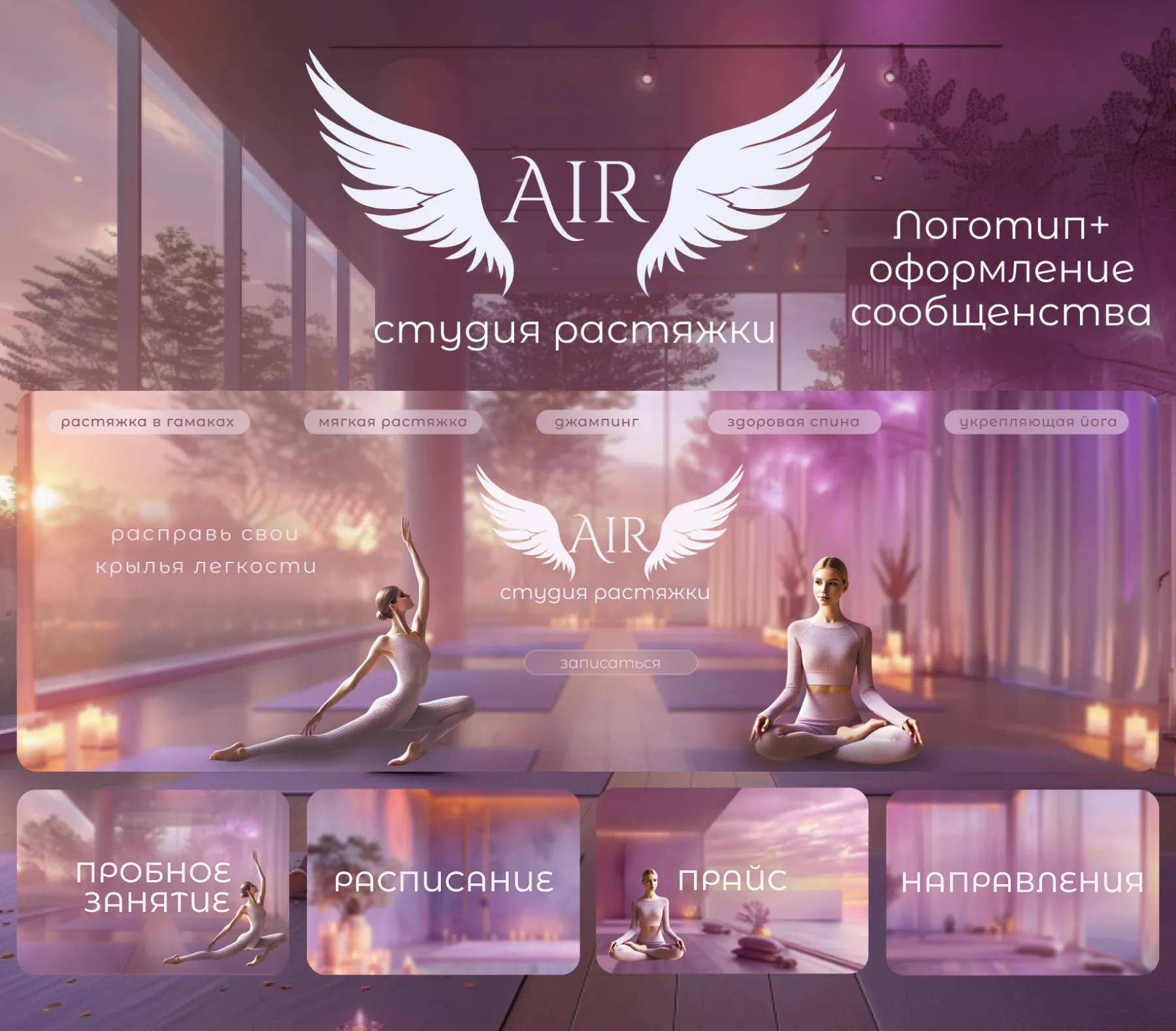 Дизайн и визуальная упаковка бизнеса - фон